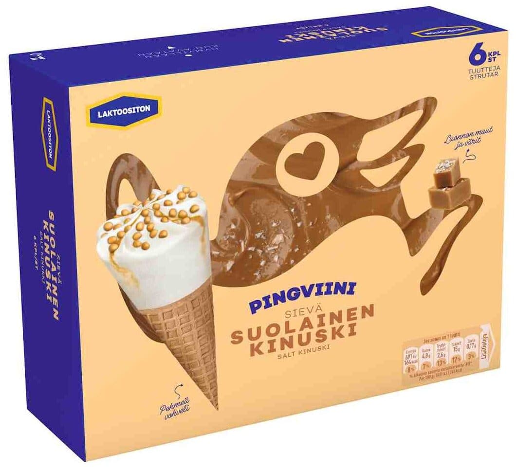 Pingviini Sievä Suolainen Kinuski Tuutti packshot