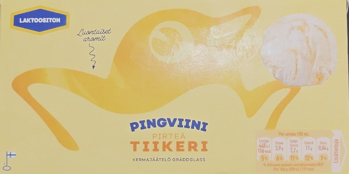 Pingviini Tiikeri Jäätelö packshot