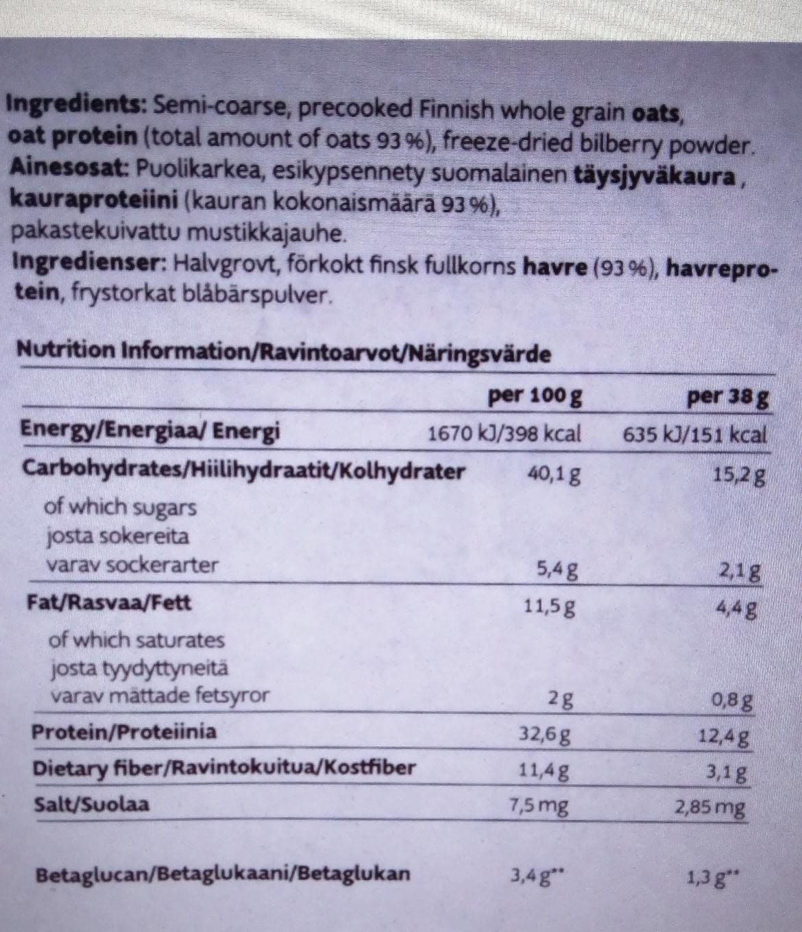 Oatlaws Power Oats Pro,424 G packshot