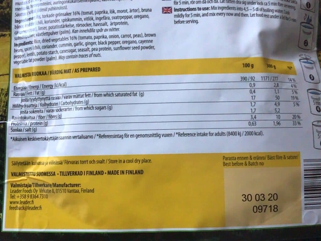 Chef’s Meals Meksikon Pata packshot