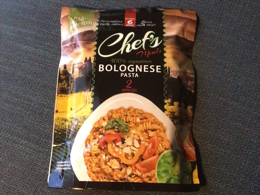 Chef’s Meals Bolognese Pasta packshot