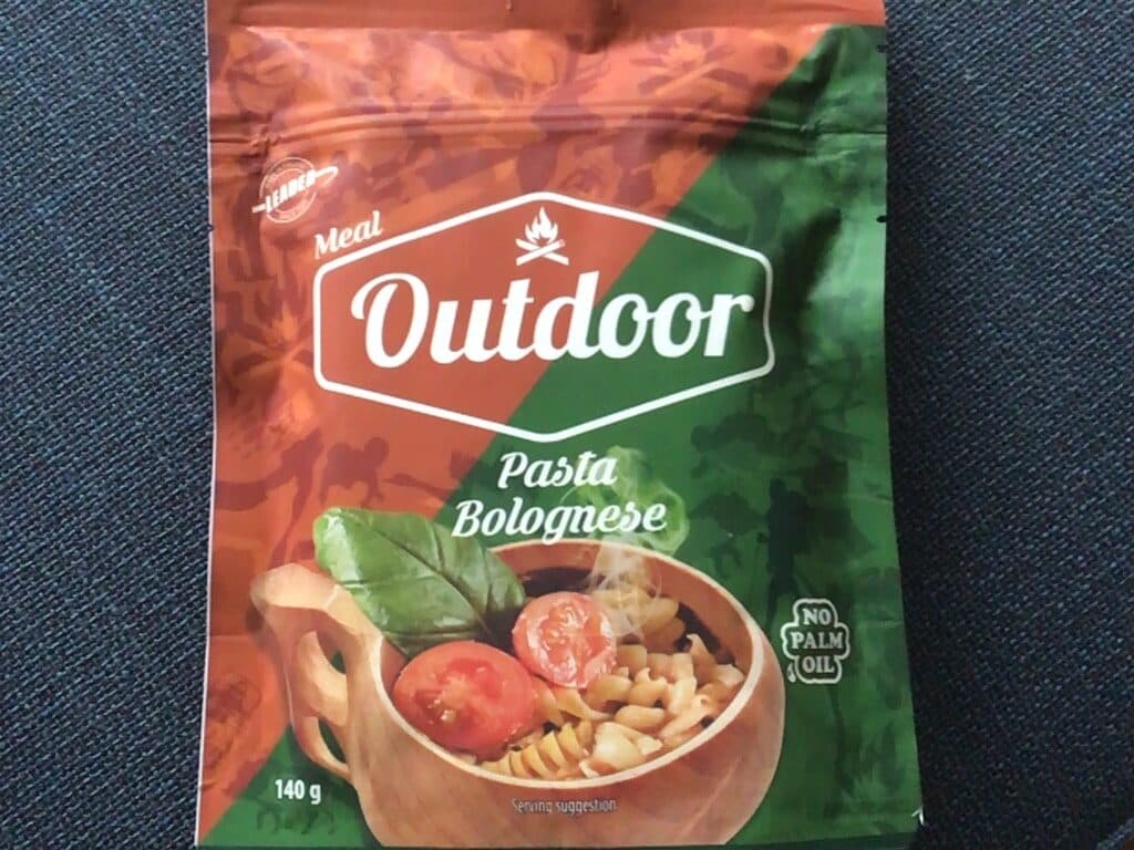Outdoor Meal Pasta Bolognese packshot