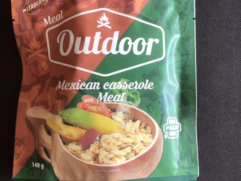 Outdoor Meal Mexican Casserole with Meat packshot