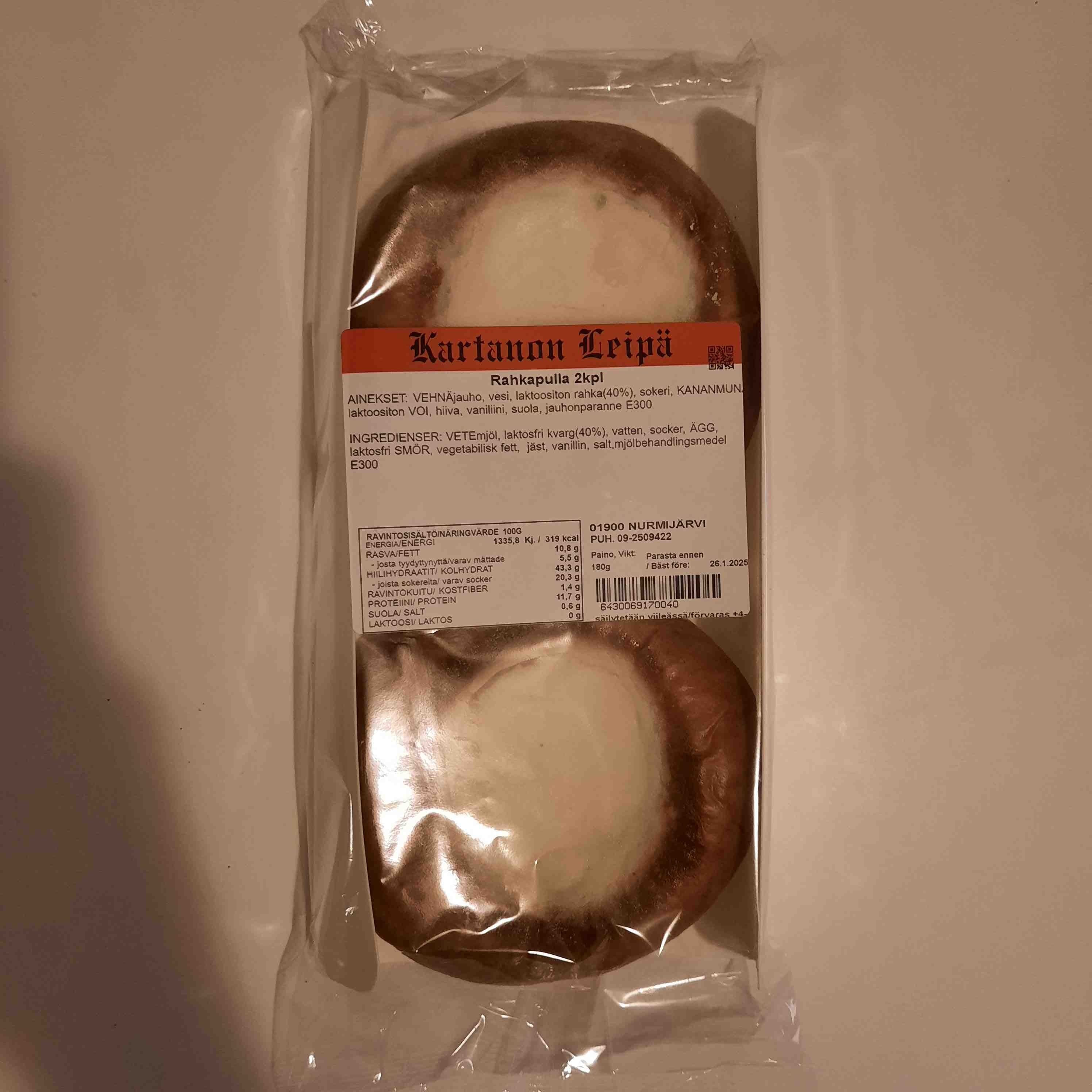 Kartanon Leipä Rahkapulla packshot