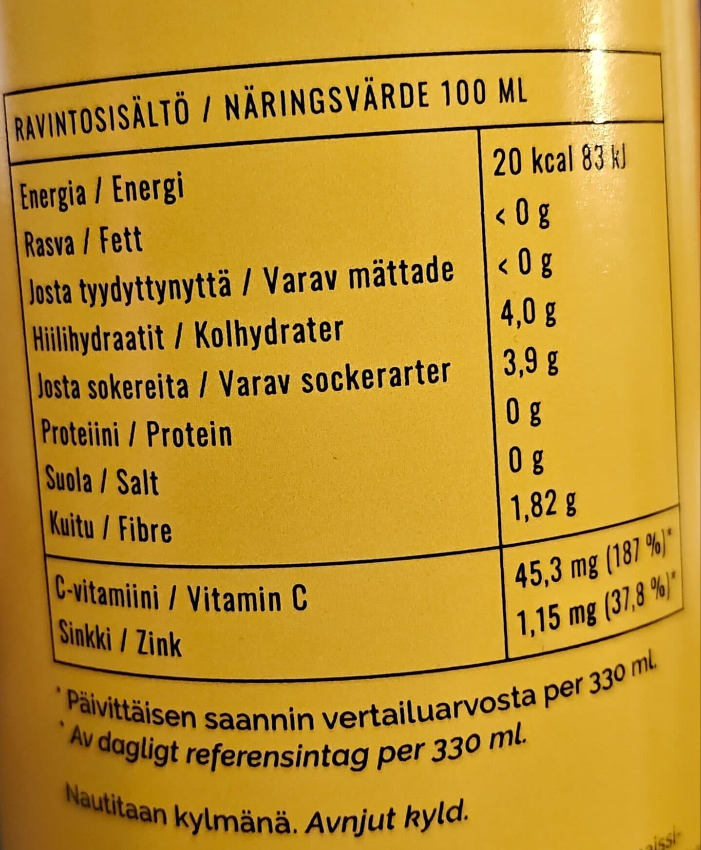 The Good Guys Fiber pop peach hyvinvointijuoma packshot