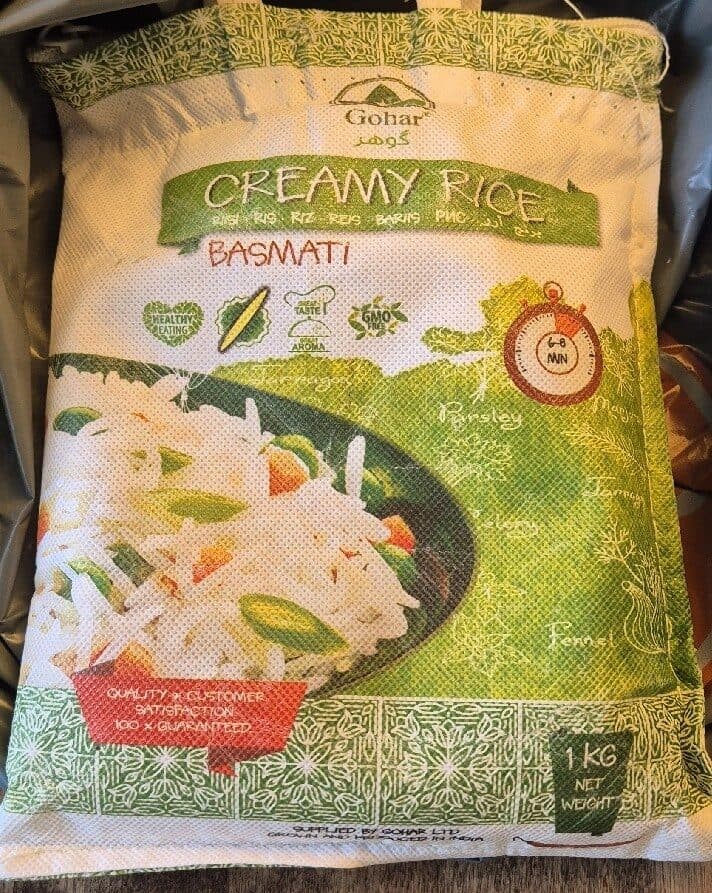 Gohar Creamy Rice Basmati packshot