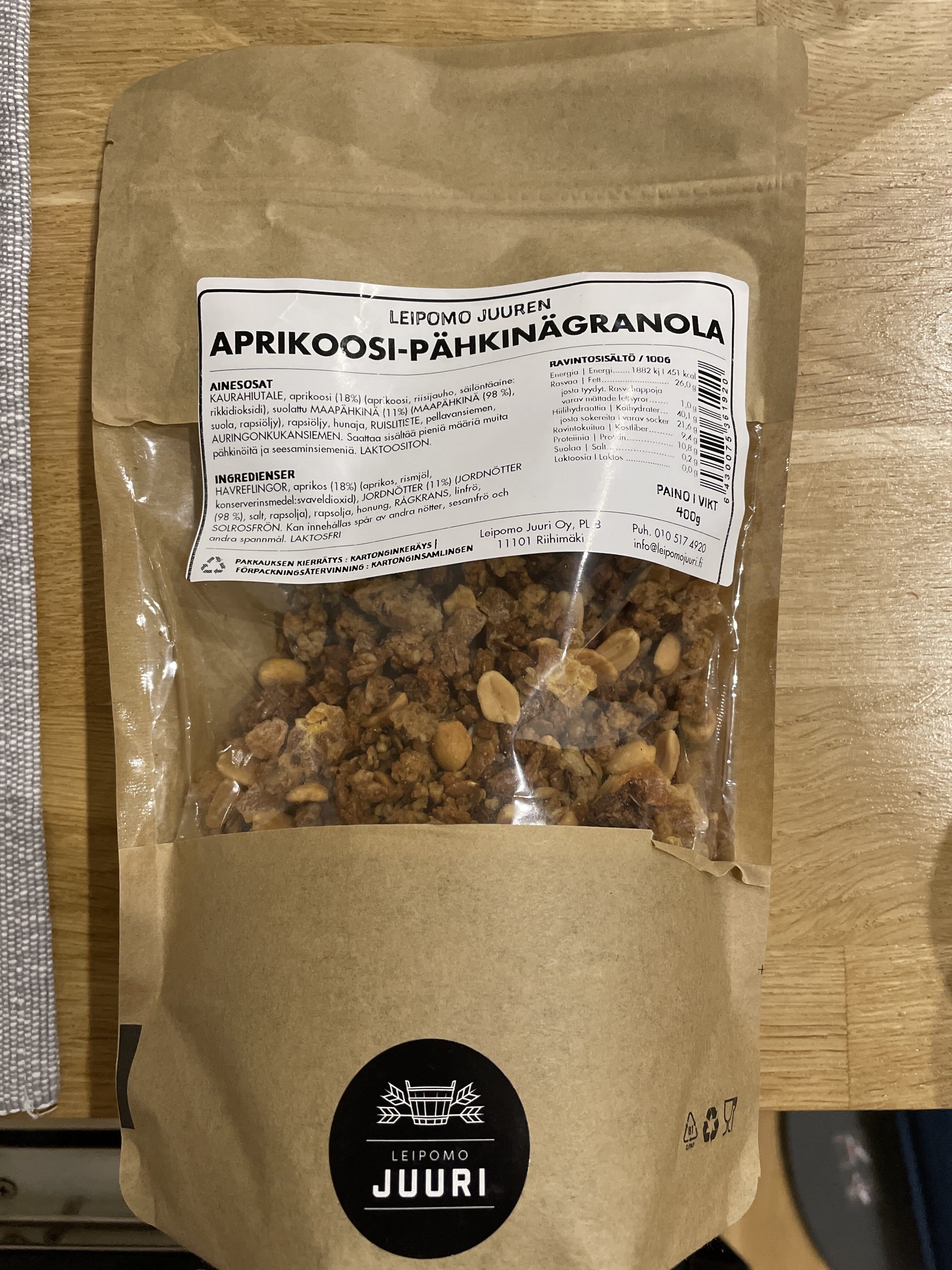Leipomo Juuren product packshot