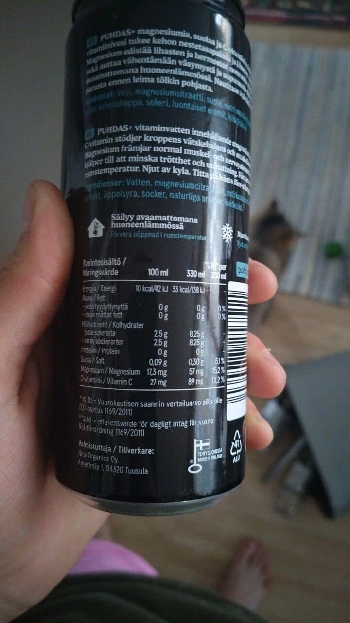 PUHDAS+ vitaminwater packshot