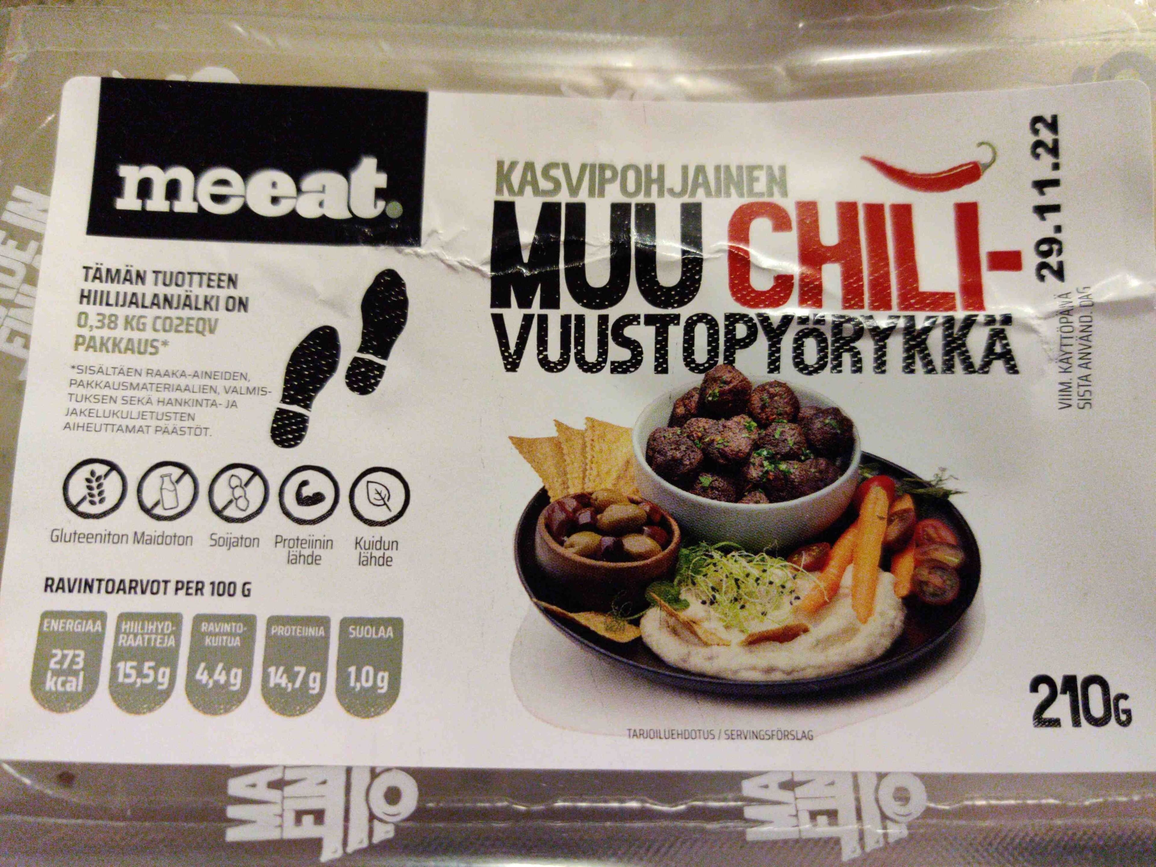meeat Muu chili-vuustopyörykkä packshot