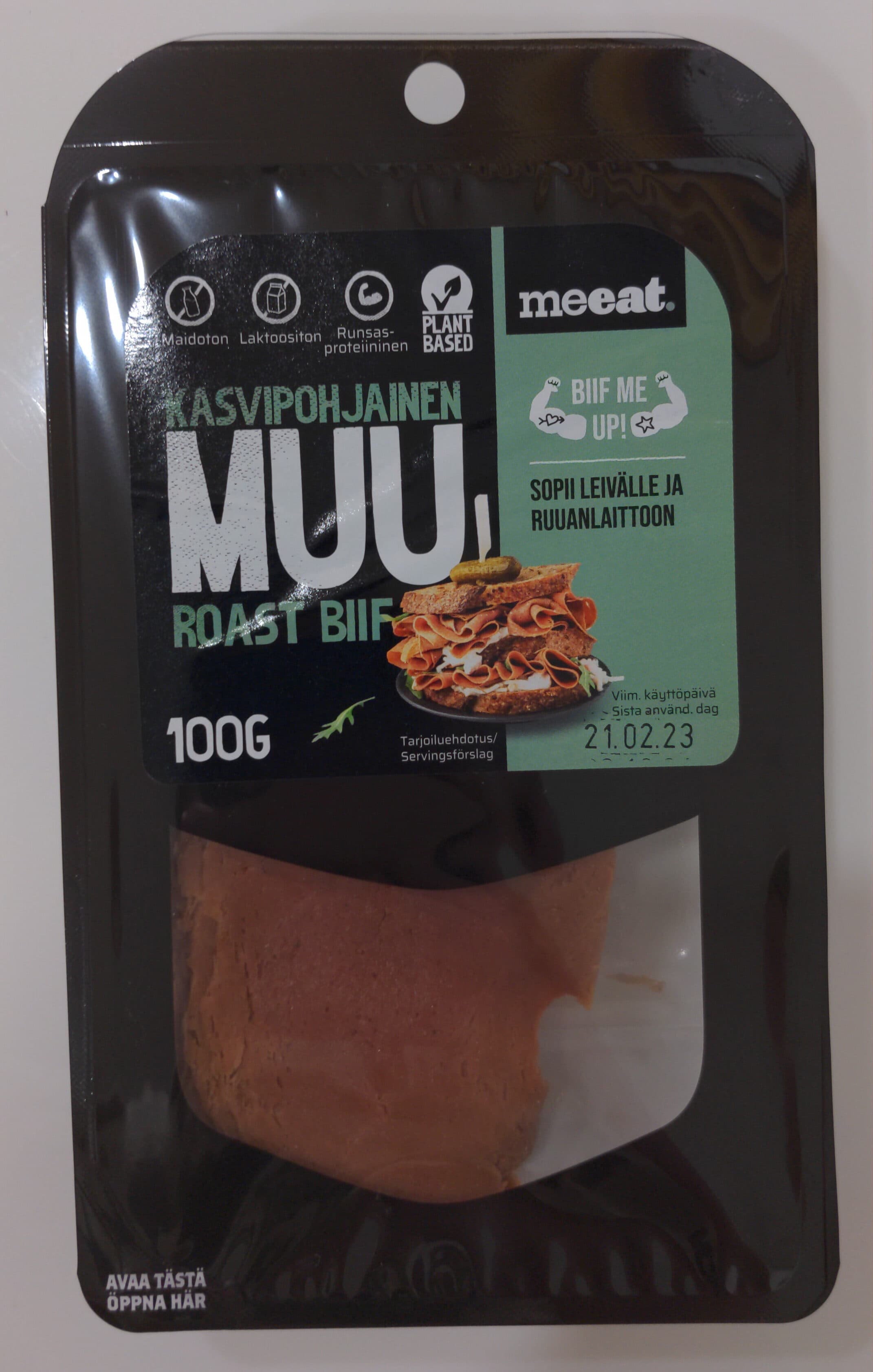 meeat Kasvipohjainen Muu Roast Biif packshot