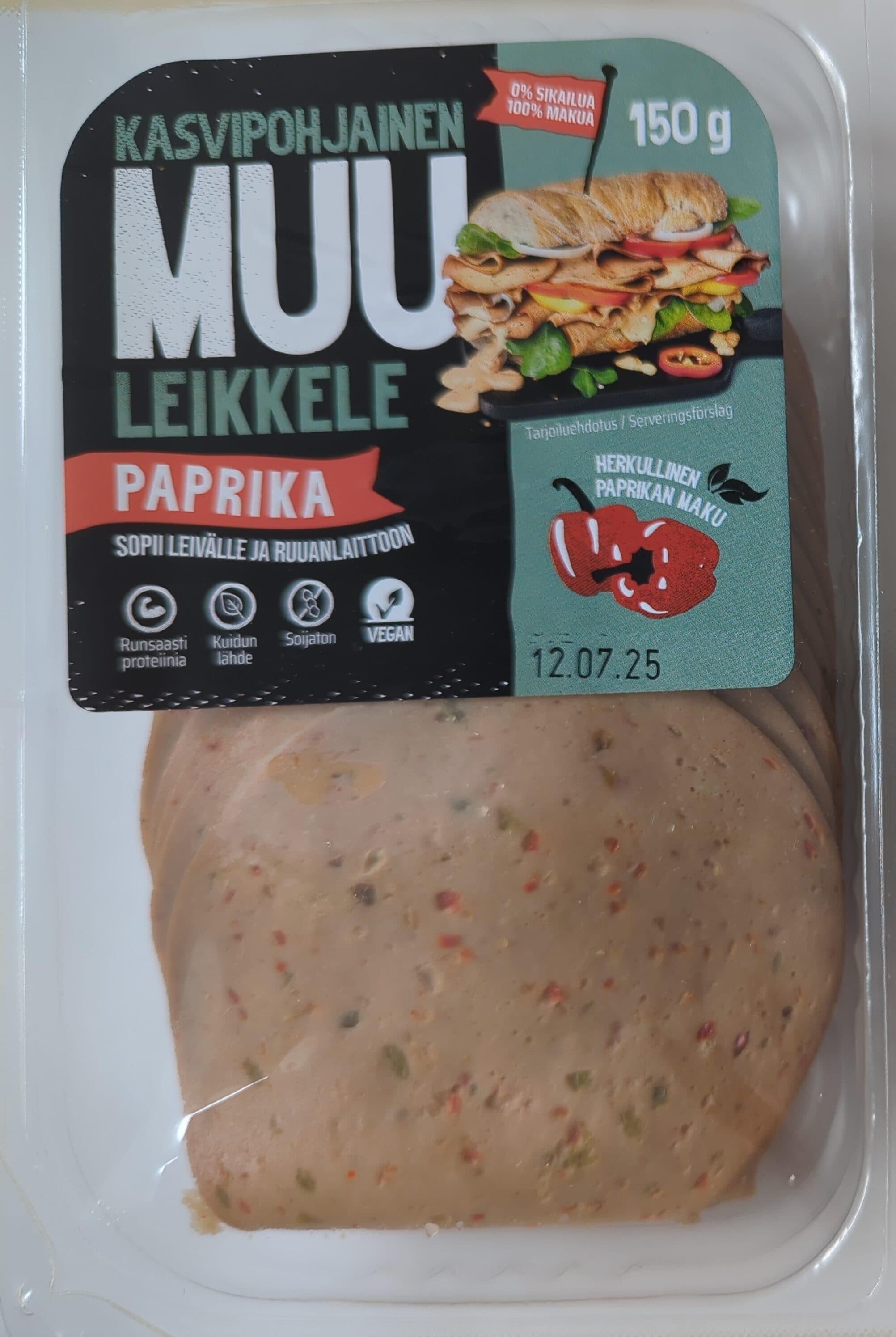 MUU Kasvipohjainen leikkele Paprika packshot