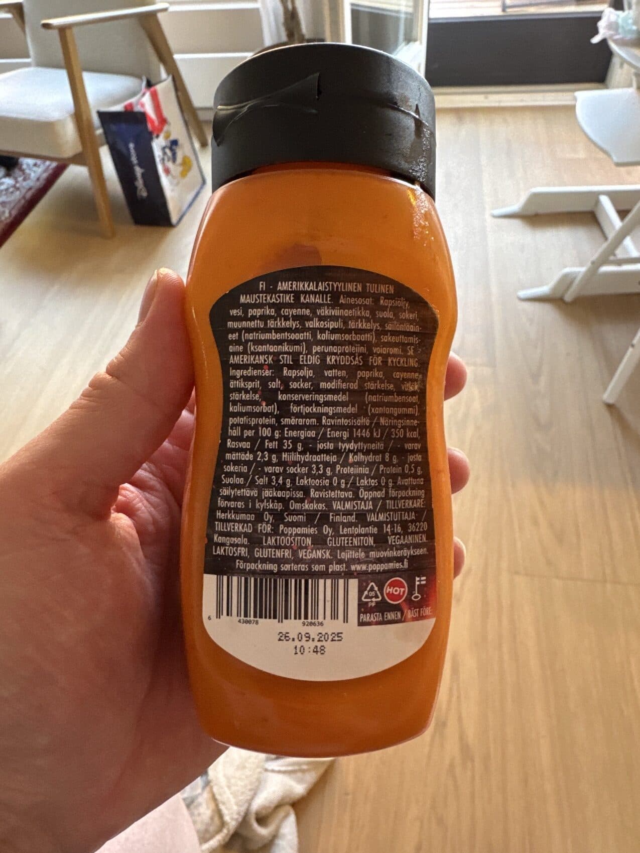 Poppamies Buffalo Hot Siipikastike packshot