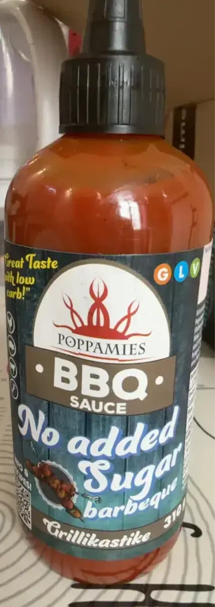 Poppamies BBQ Sauce No Added Sugar packshot