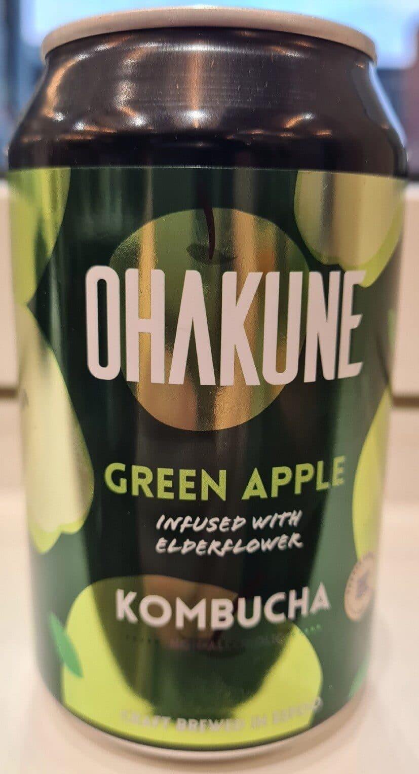 Ohakune Green Apple Kombucha packshot