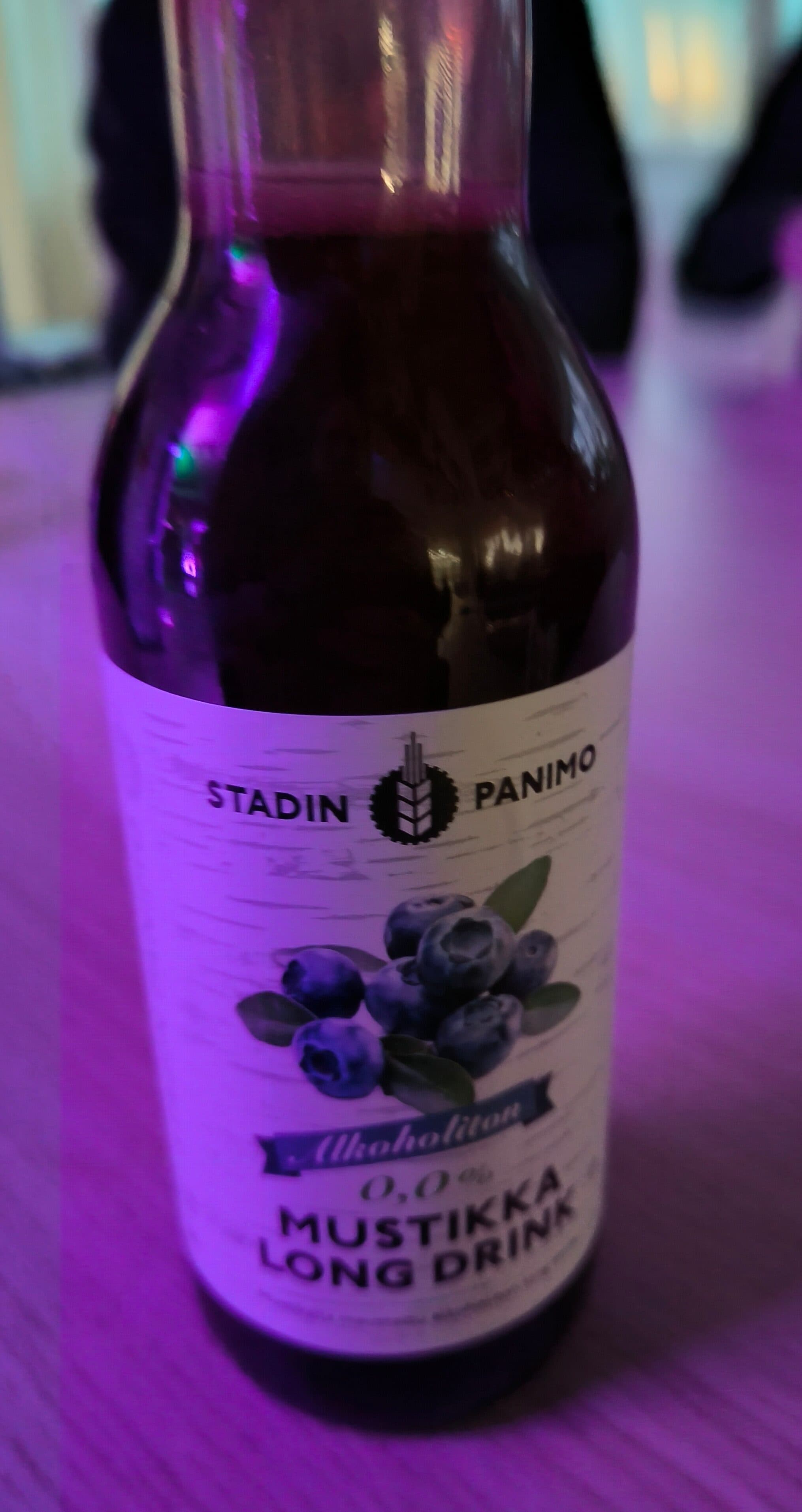 Stadin Panimo Blueberry Non-alcoholic Long Drink packshot