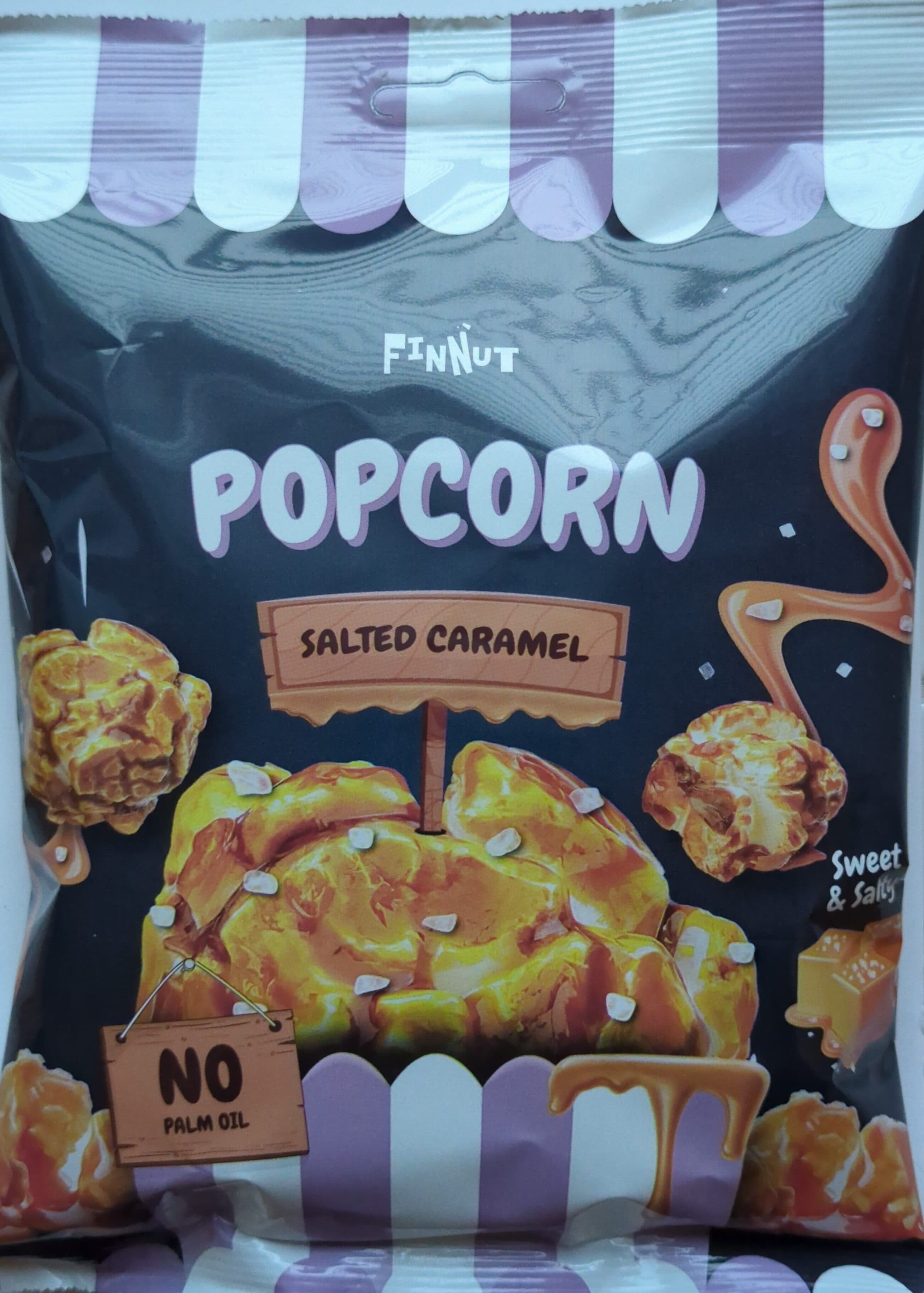 Finnut Popcorn Salted caramel packshot