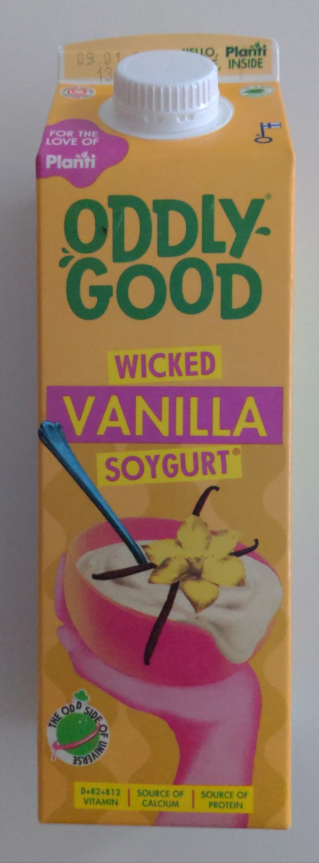 Oddlygood Wicked vanilla soygurt packshot