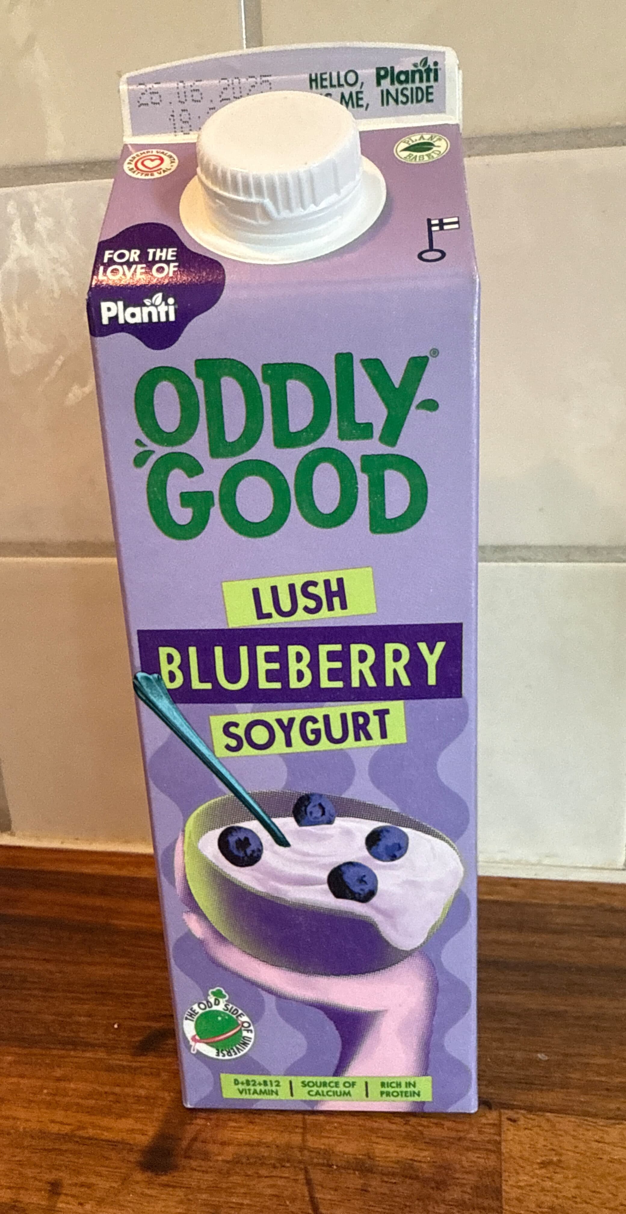 Oddlygood Soygurt Blåbär packshot