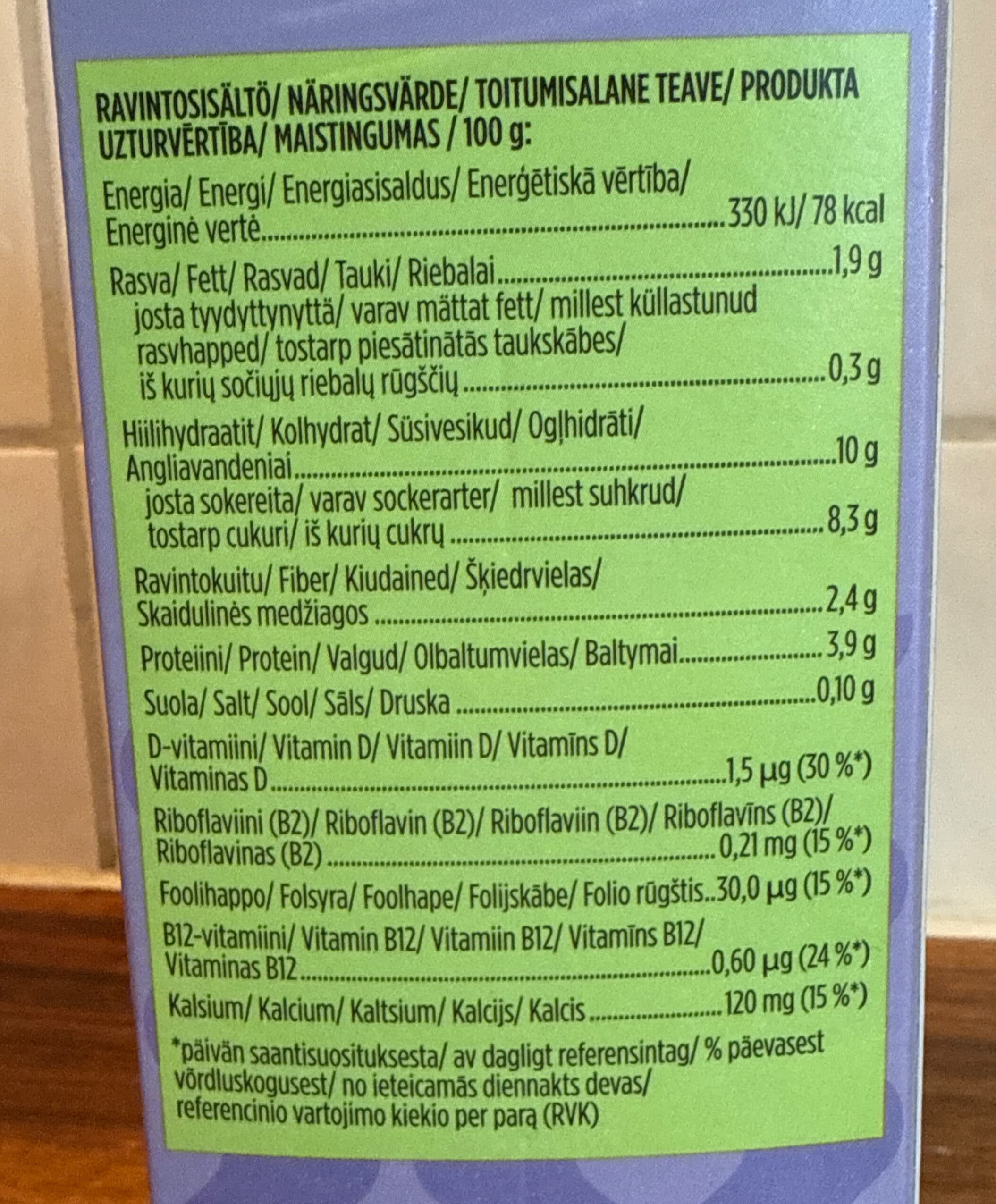 Oddlygood Soygurt Blåbär packshot