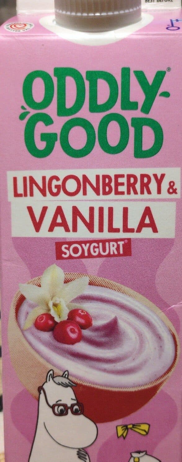 Oddlygood Lingonberry Vanilla Soygurt packshot