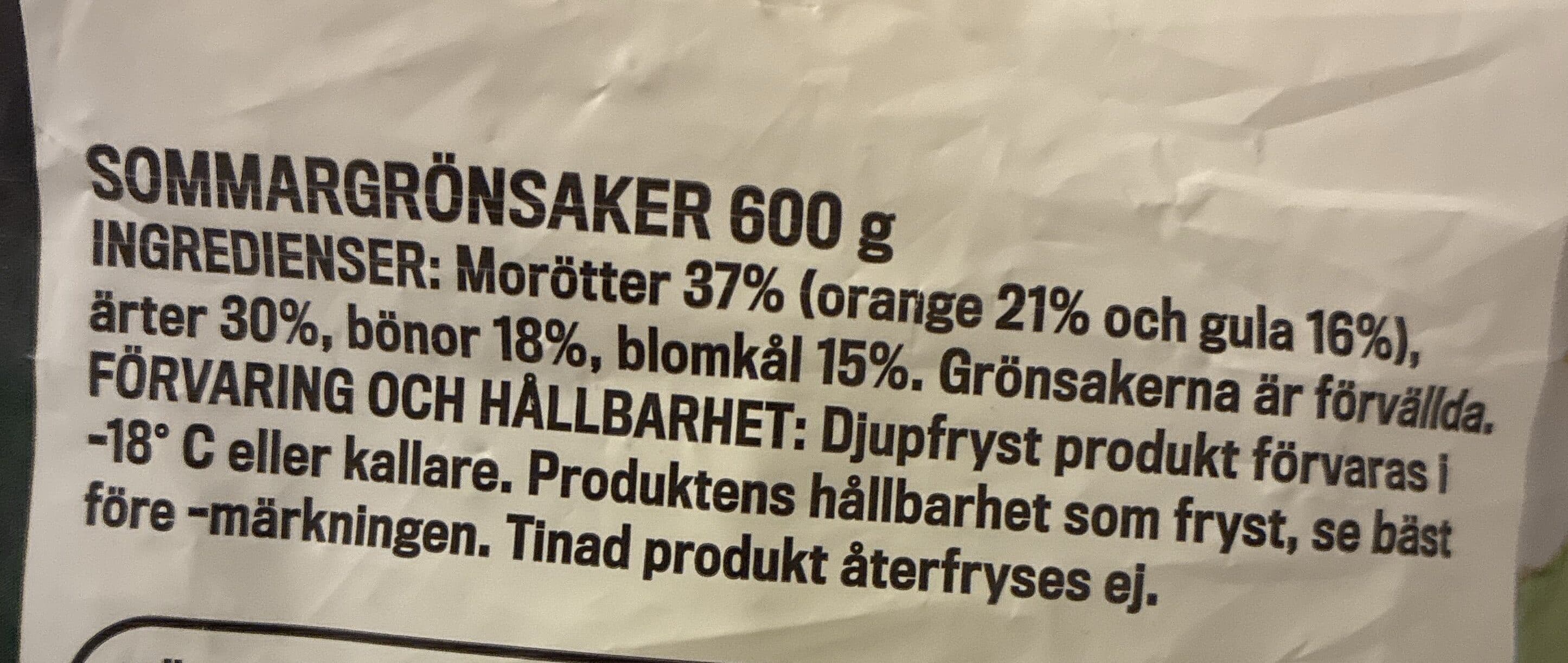 Apetit Sommargrönsaker packshot