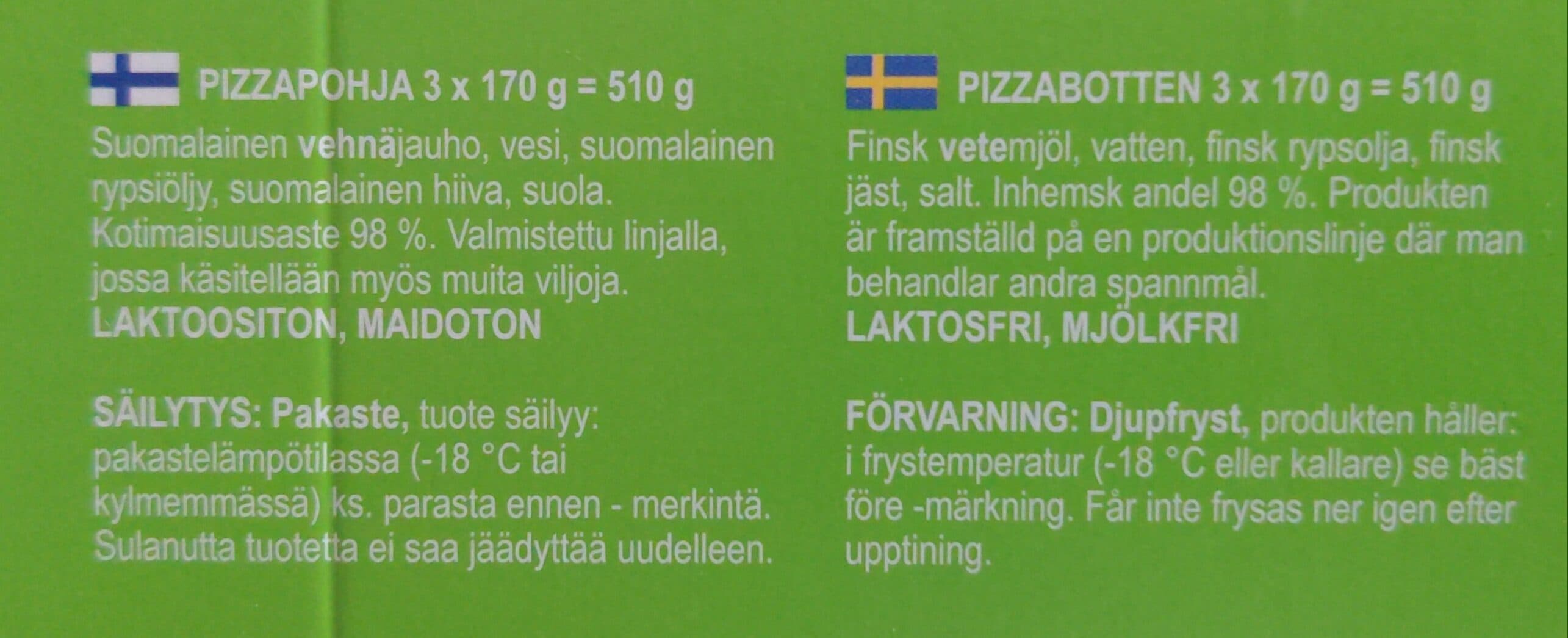 Apetit Pizzapohja packshot