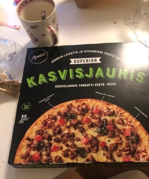 Apetit Pea protein product–vegetable pizza packshot