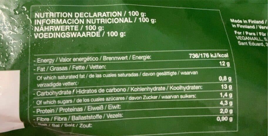 Open Food Facts Alitas de brocoli packshot