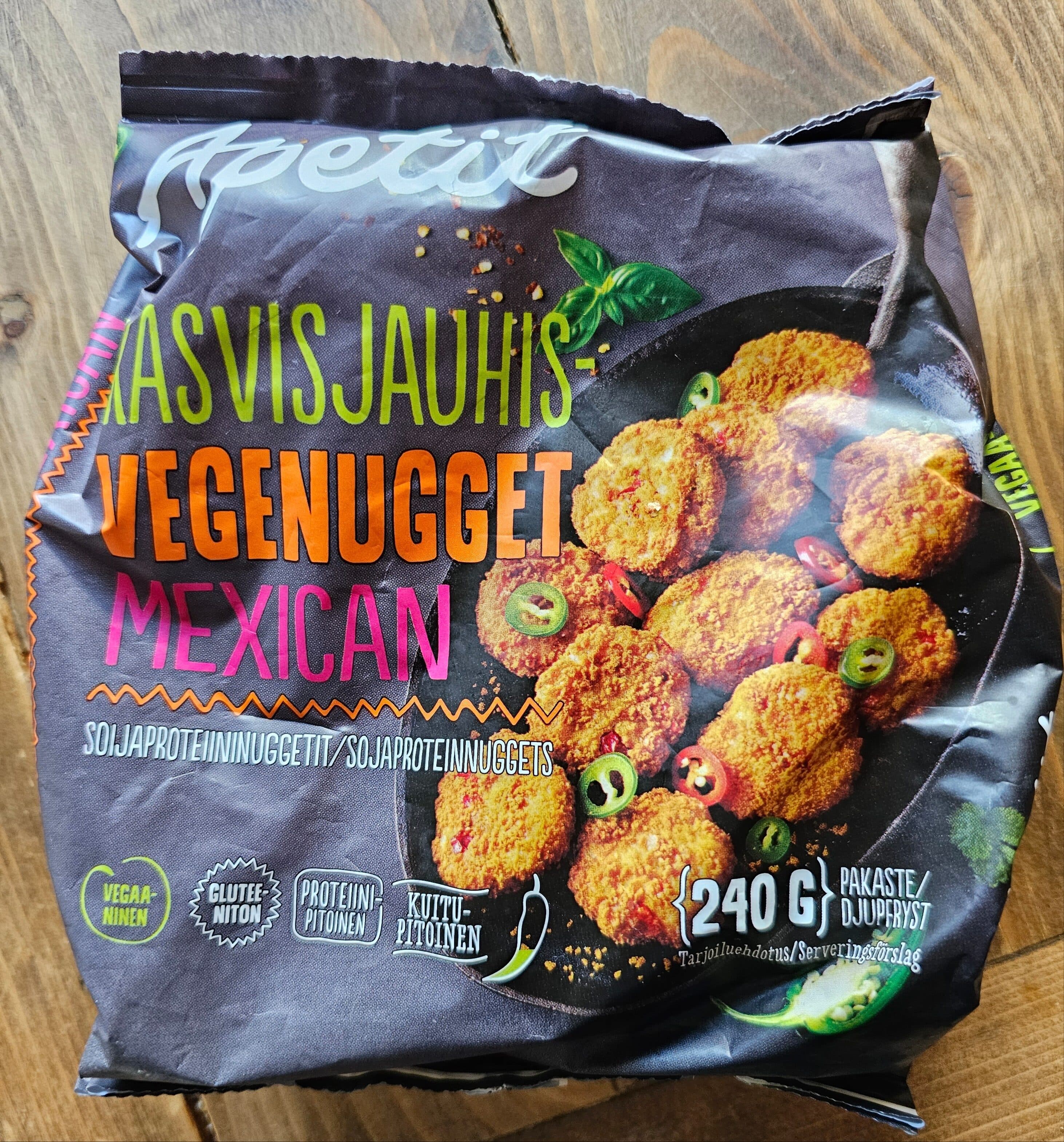 Apetit APETIT KASVISJAUHIS VEGENUGGET MEXICAN packshot