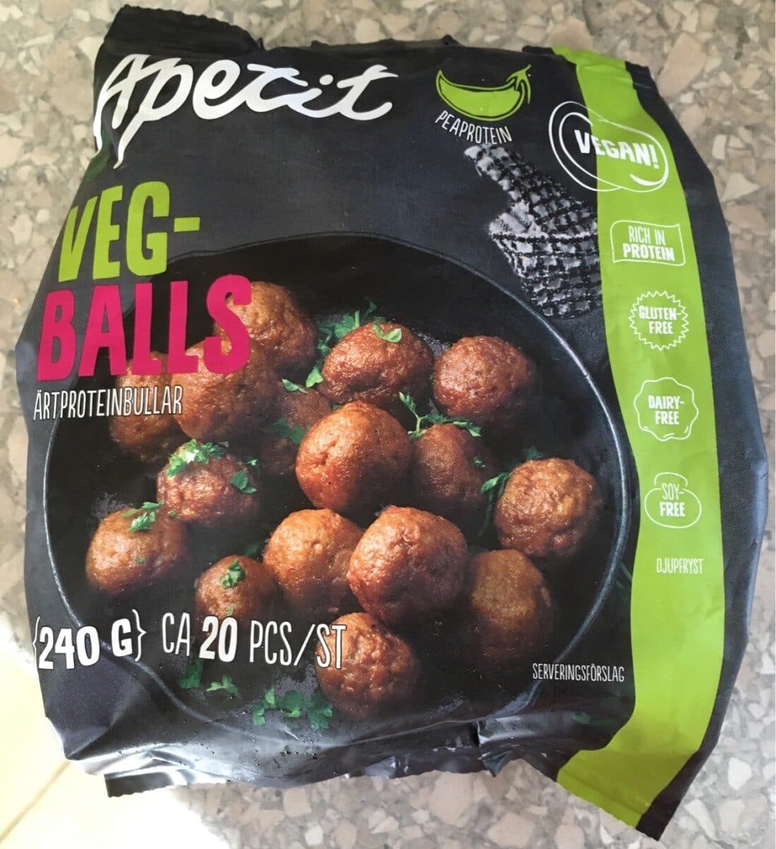 Apetit Veg balls packshot