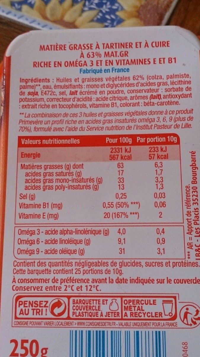 Open Food Facts Primevère packshot