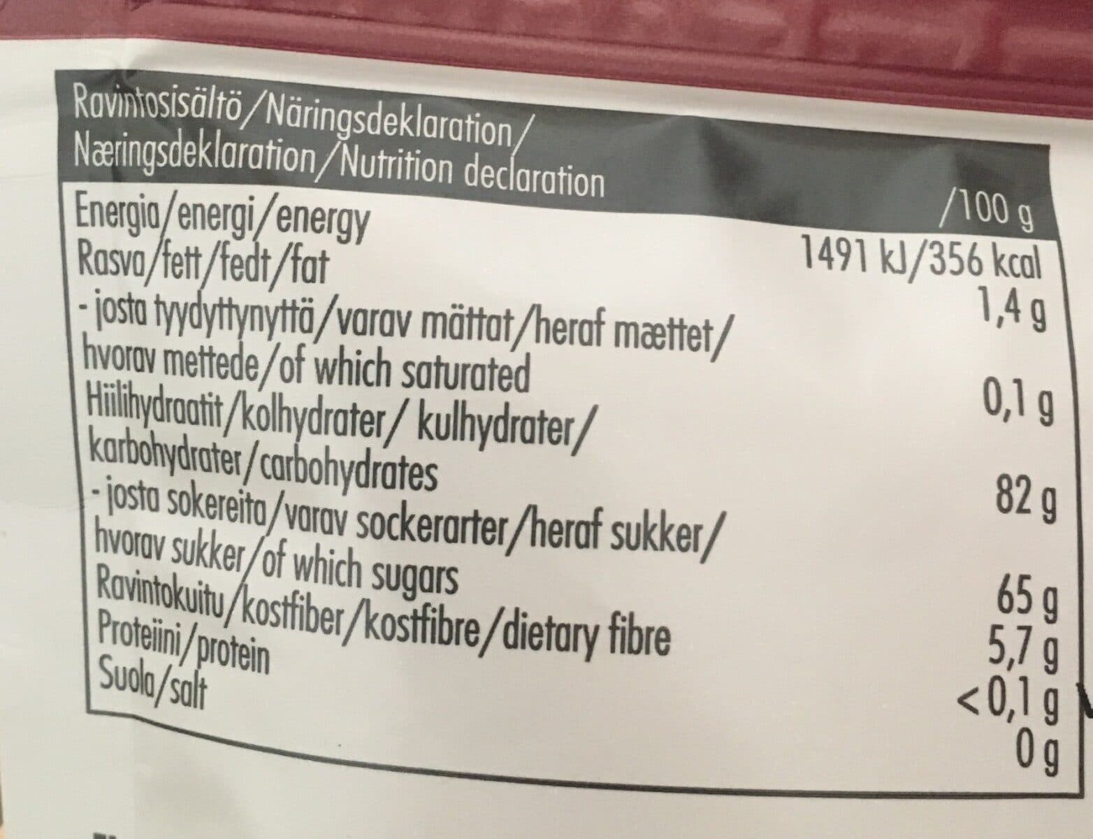 Biokia Kuivattu karpalo packshot