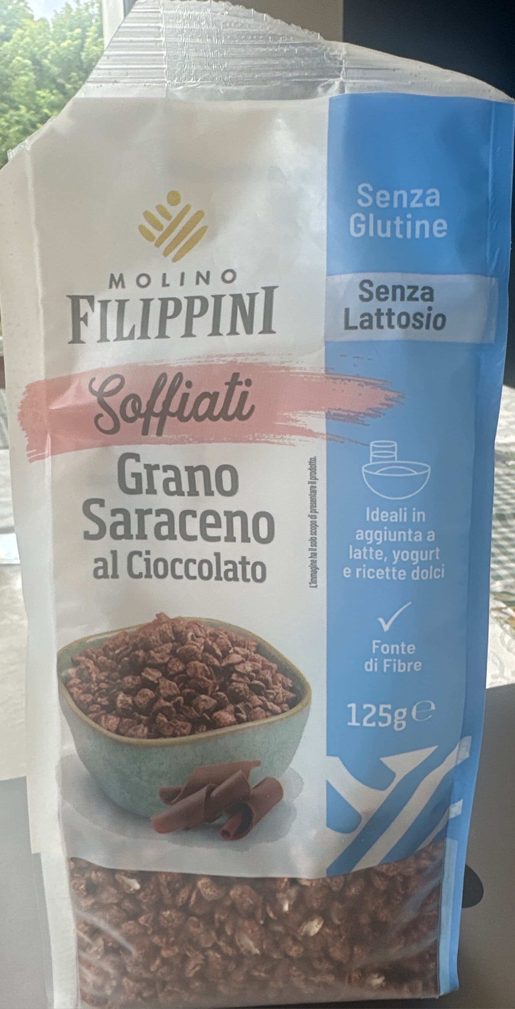 Molino filippini Grano saraceno soffiato al cioccolato packshot