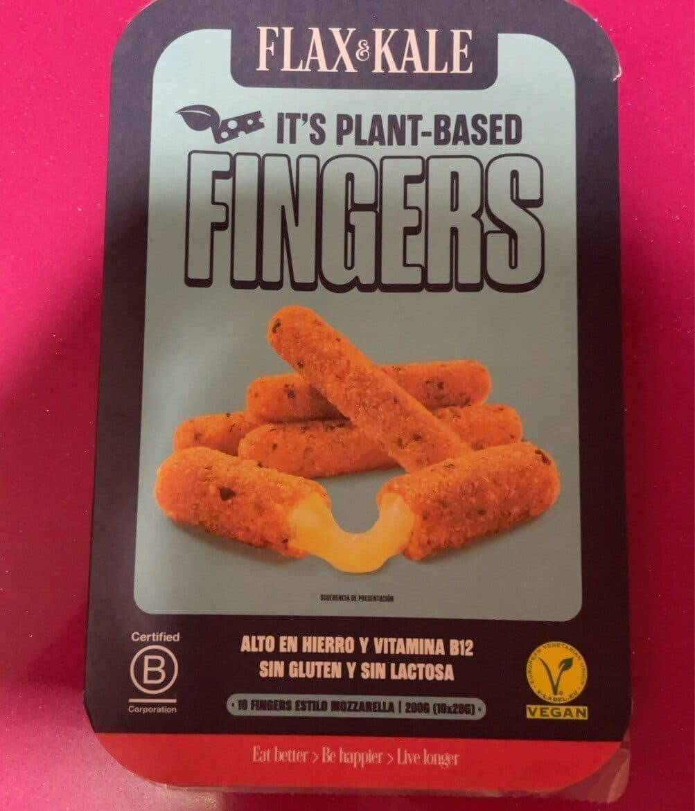 Flax & Kale Fingers veganos packshot