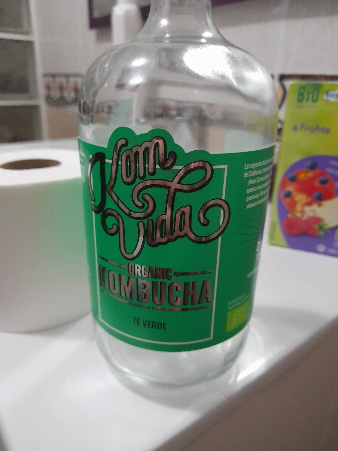 Consum kom vida orgánica kombucha te verde packshot