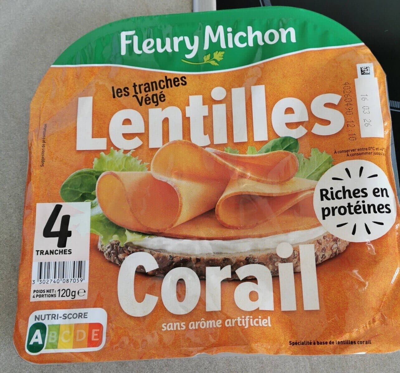 Tranches végé lentilles de corail packshot