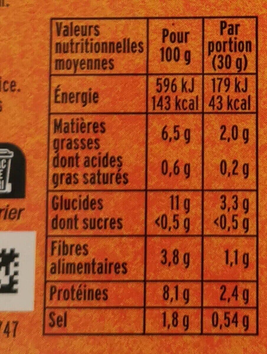 Open Food Facts Tranches végé lentilles de corail packshot
