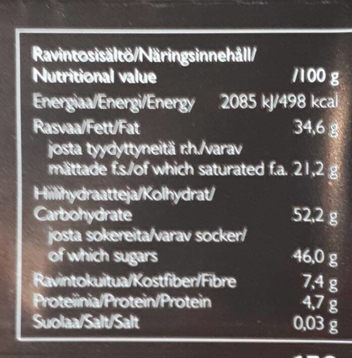 Brunberg Oy Brunberg Tumma Suklaa packshot