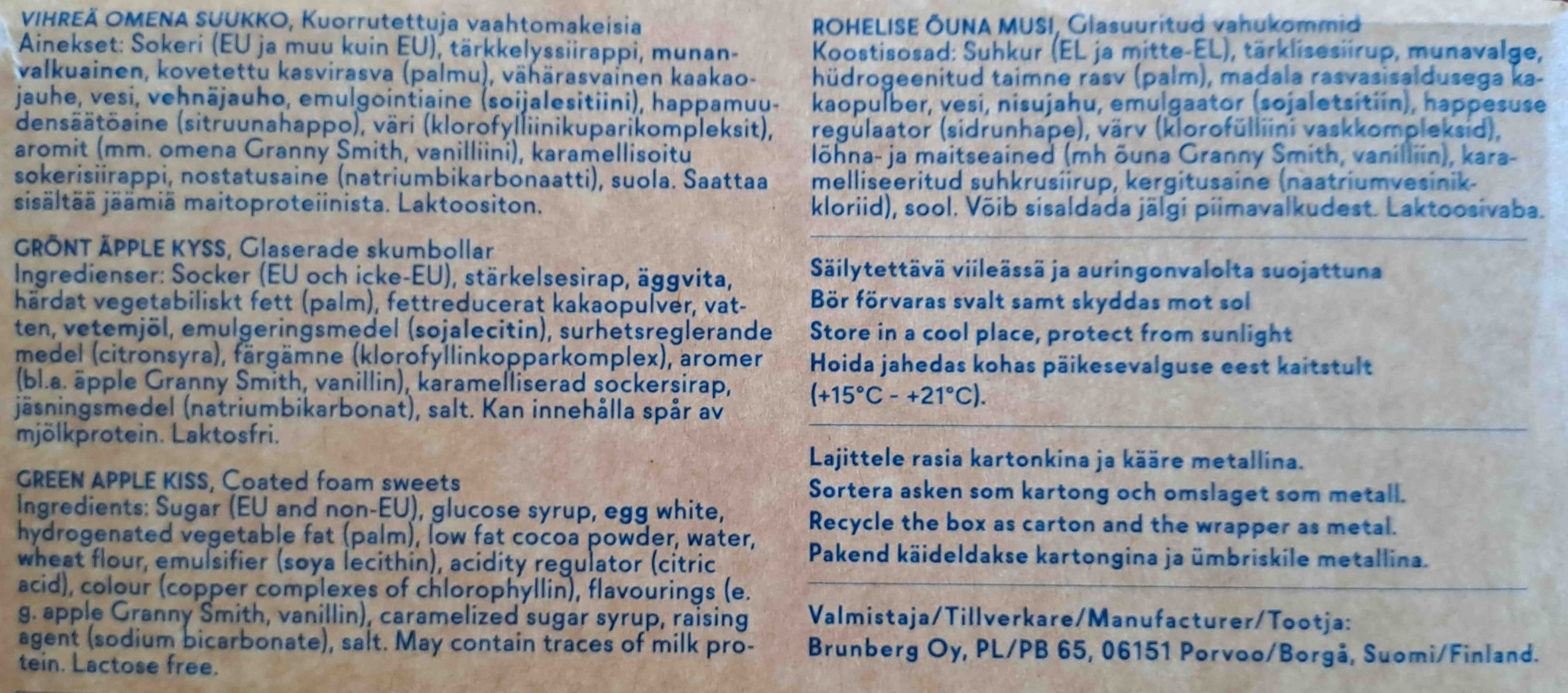 Brunberg Suukko vihreä omena packshot