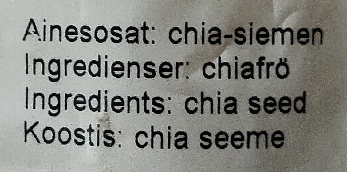 Salliselta Chiafrön packshot