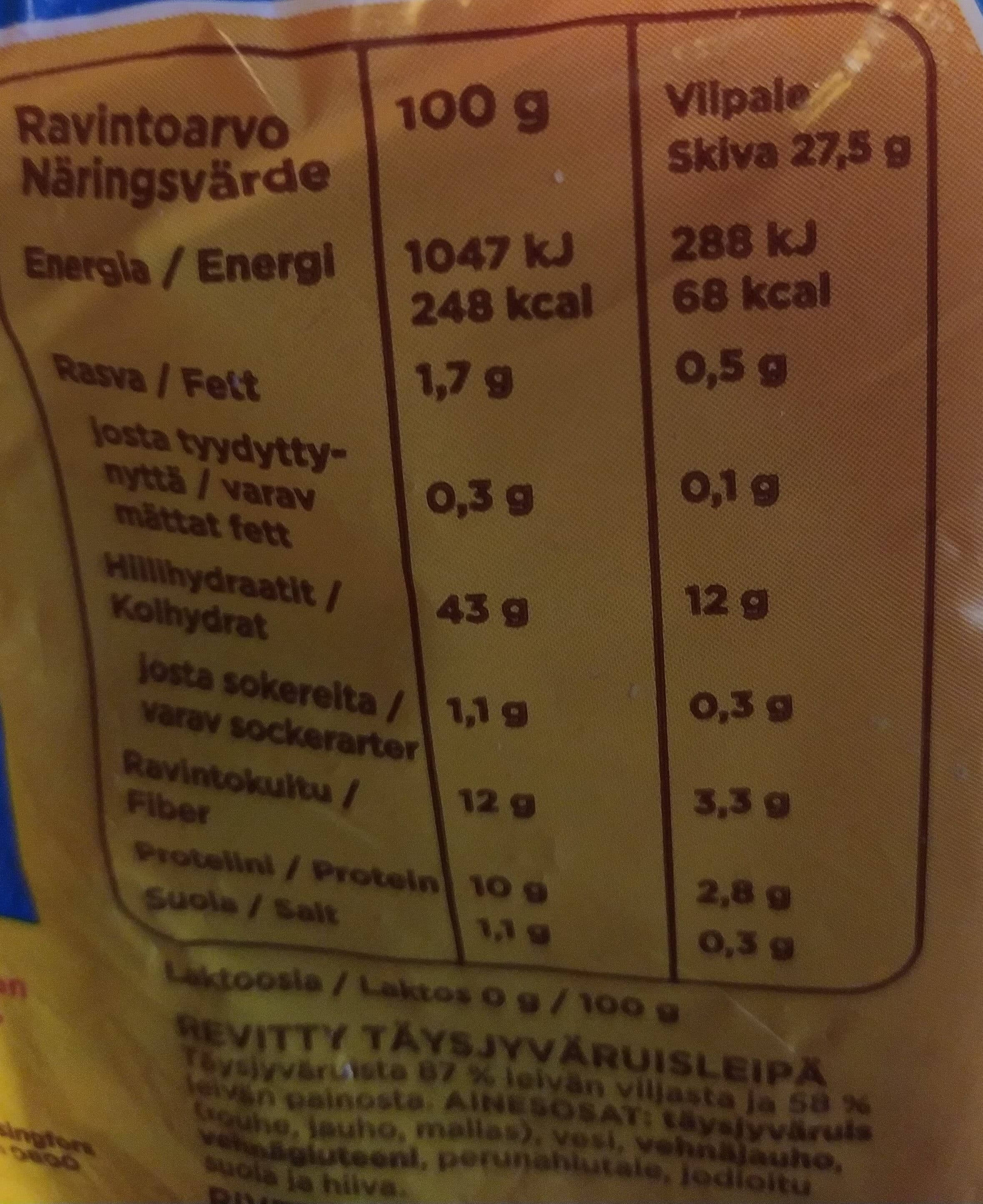 Vaasan Ruispalat packshot