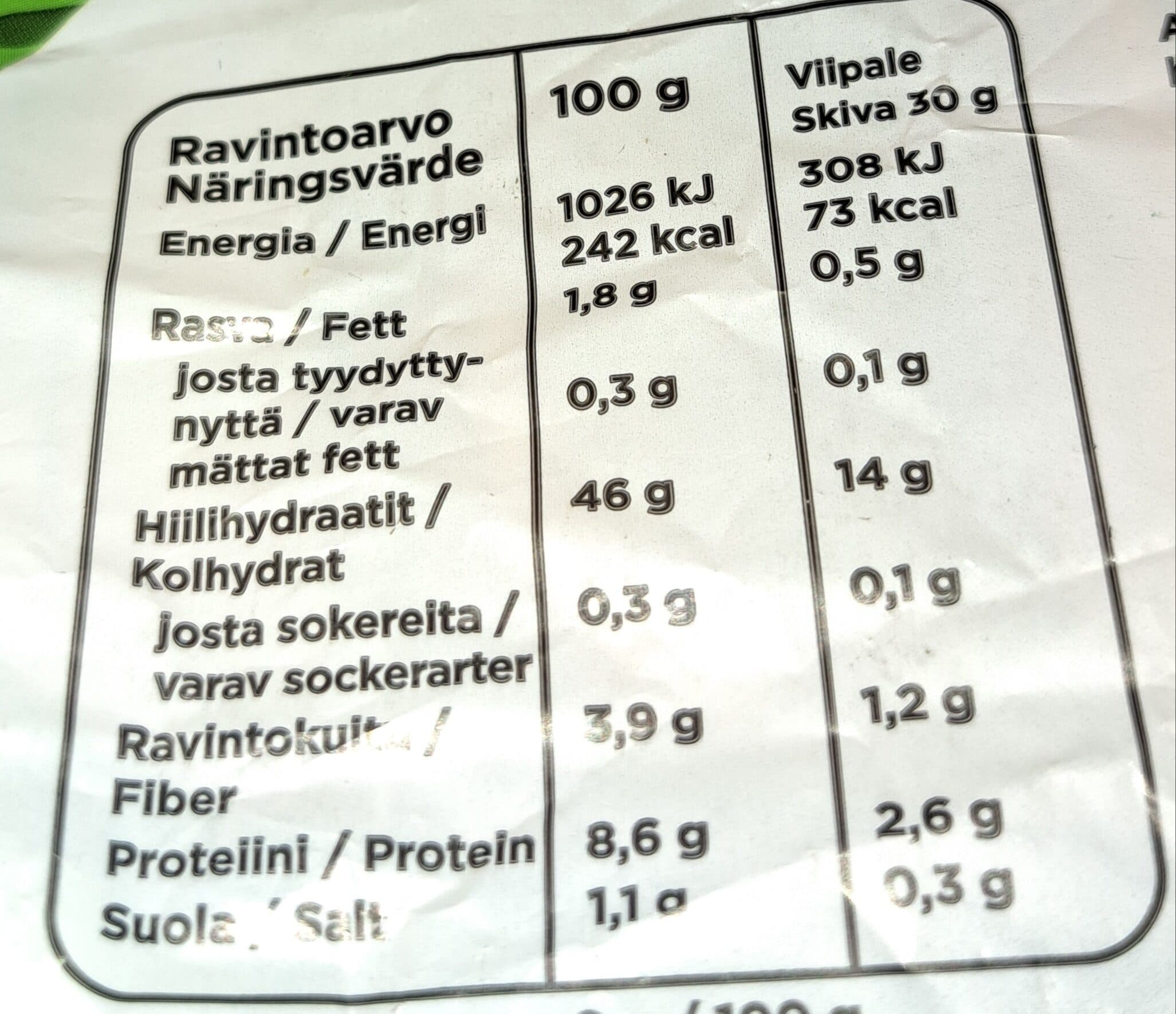 Vaasan Maalaisviipaleet packshot