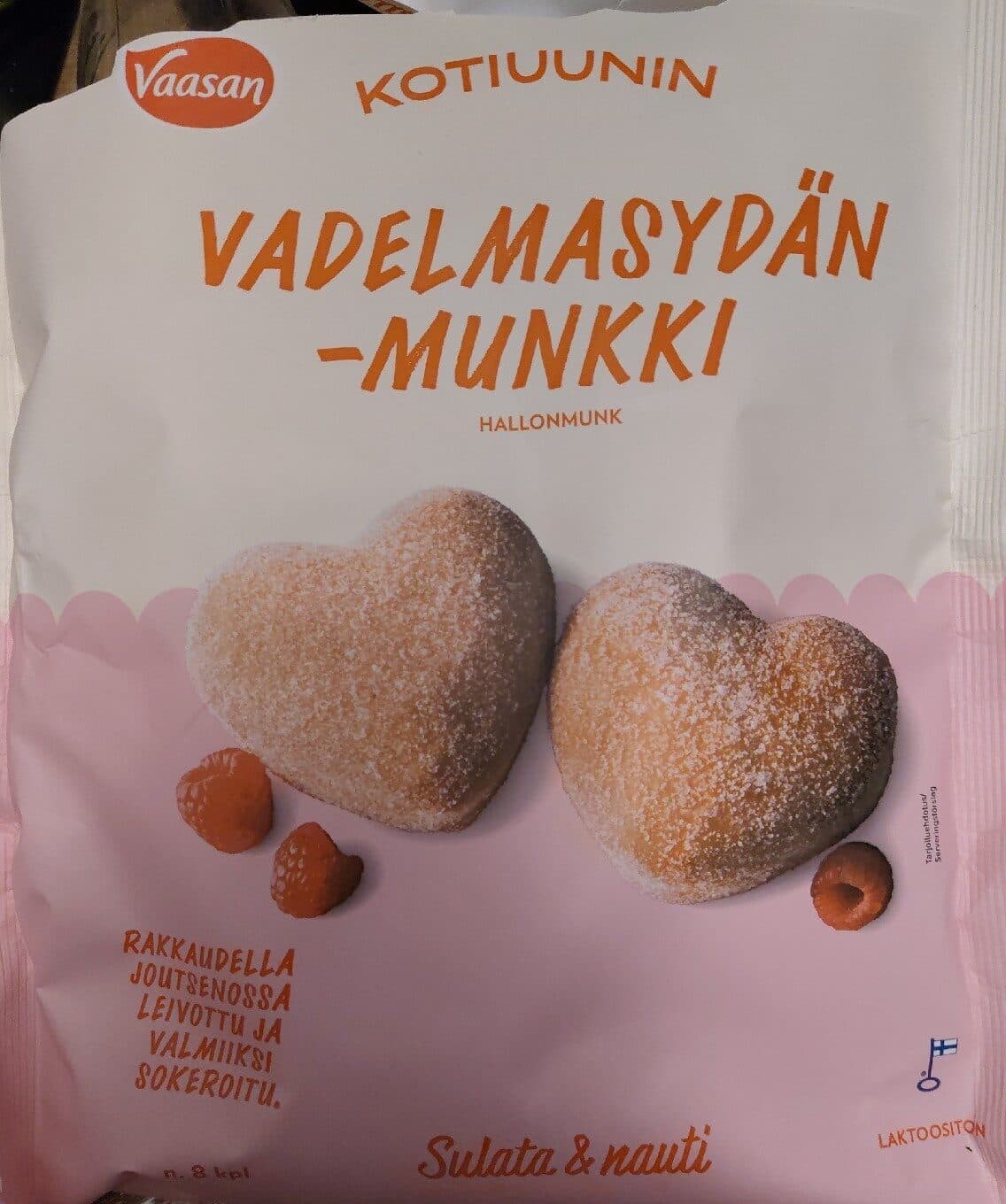 Vaasan Vadelmasydä Munkki packshot