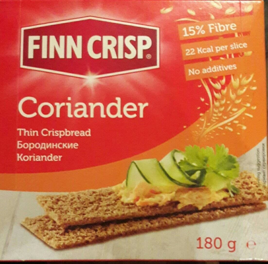 Finn crisp Finn Crisp Coriander packshot