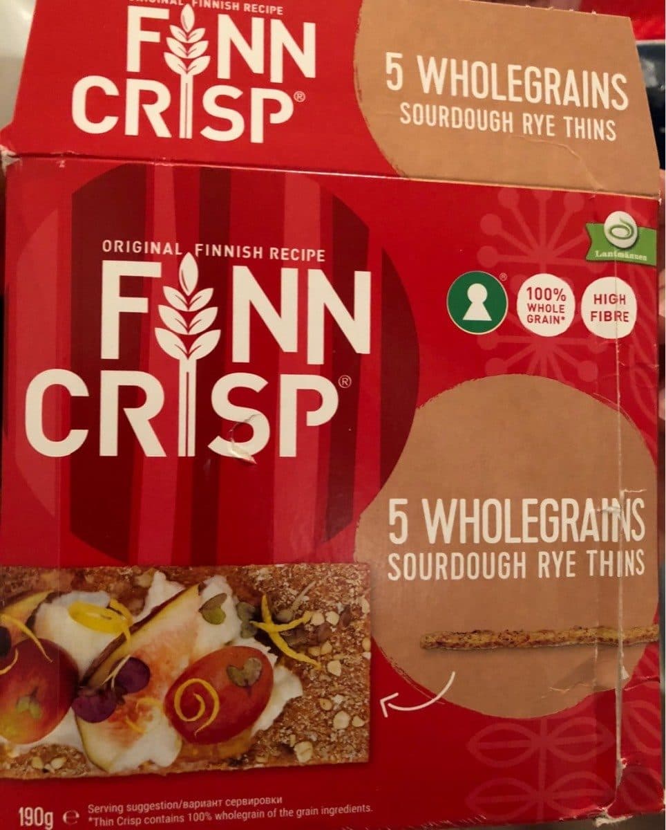 Finn Crisp Finn crisp 5 wholegeains packshot