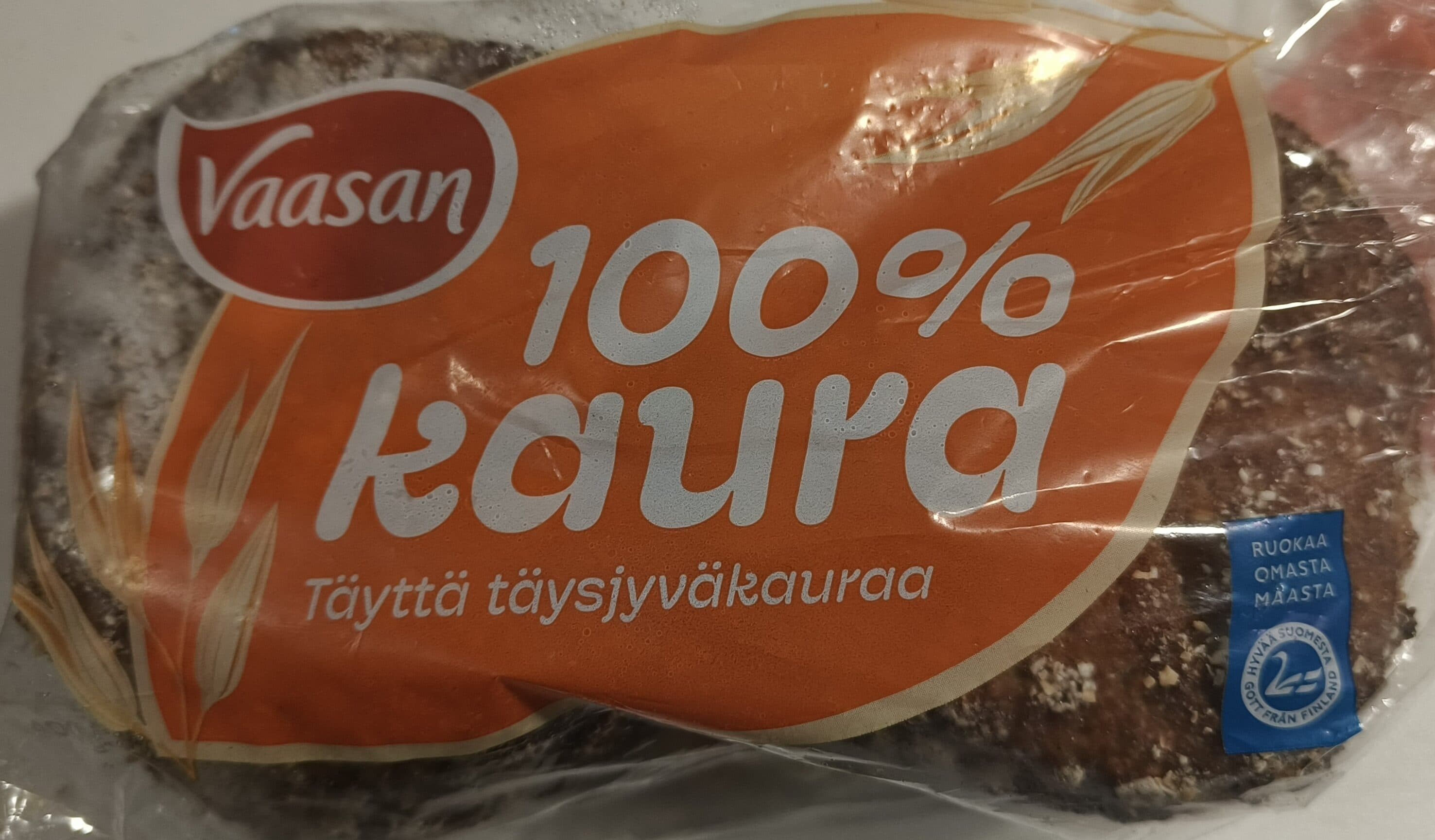 Vaasan 100% Kaura leipä packshot