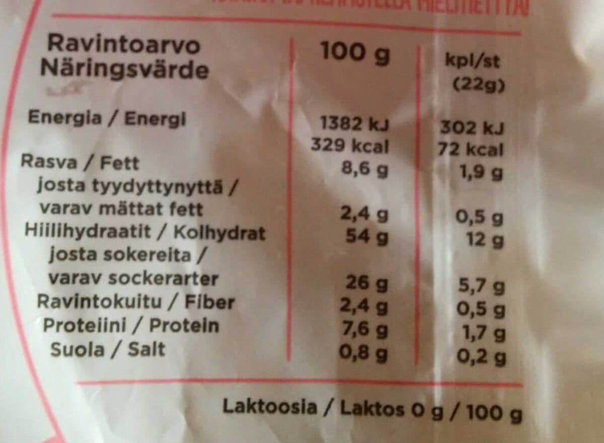 Vaasan Ooh kaneli ystävänpuusti packshot