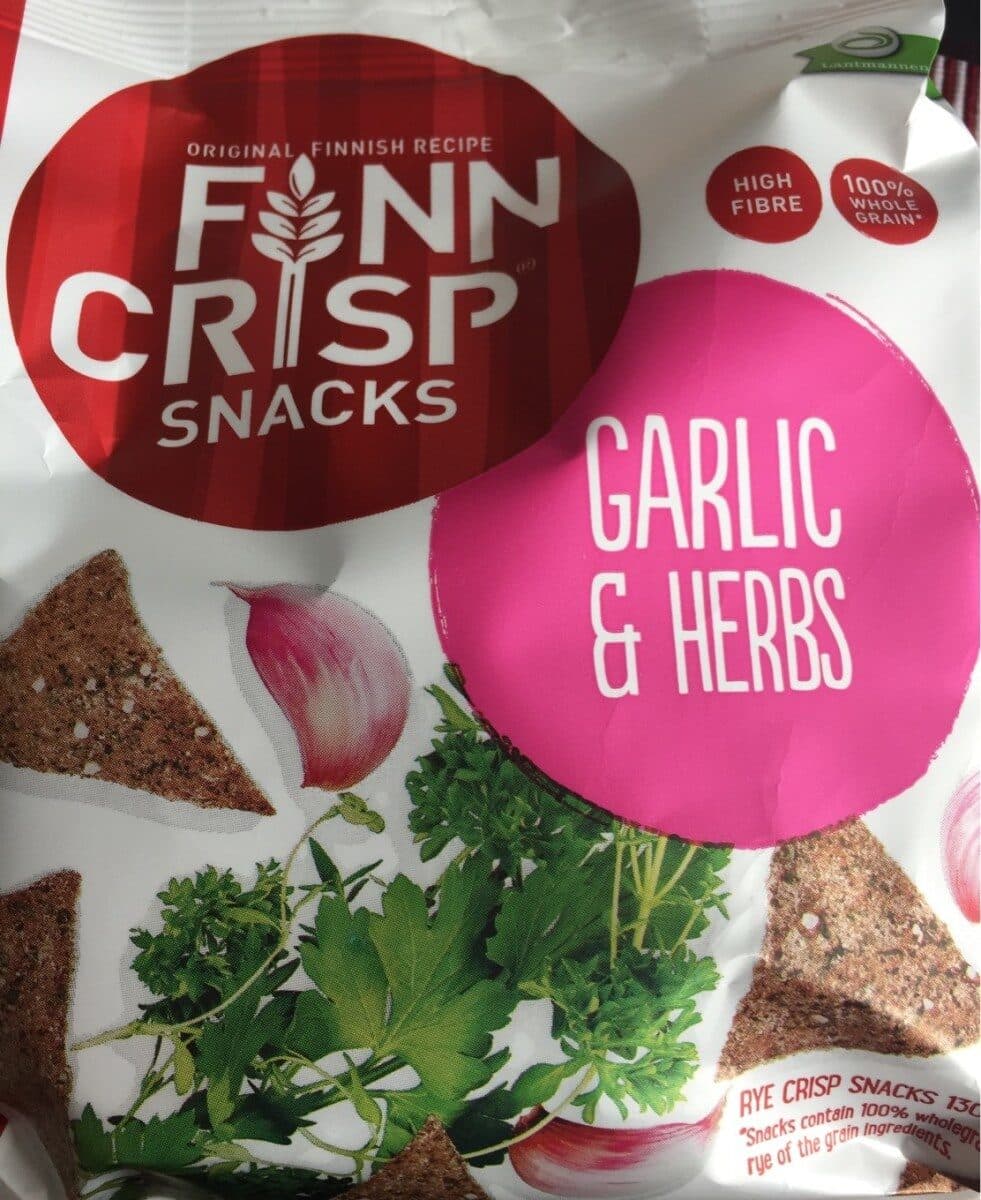 Finn crisp Finn Crisp Snacks Kräuter & Knoblauch packshot