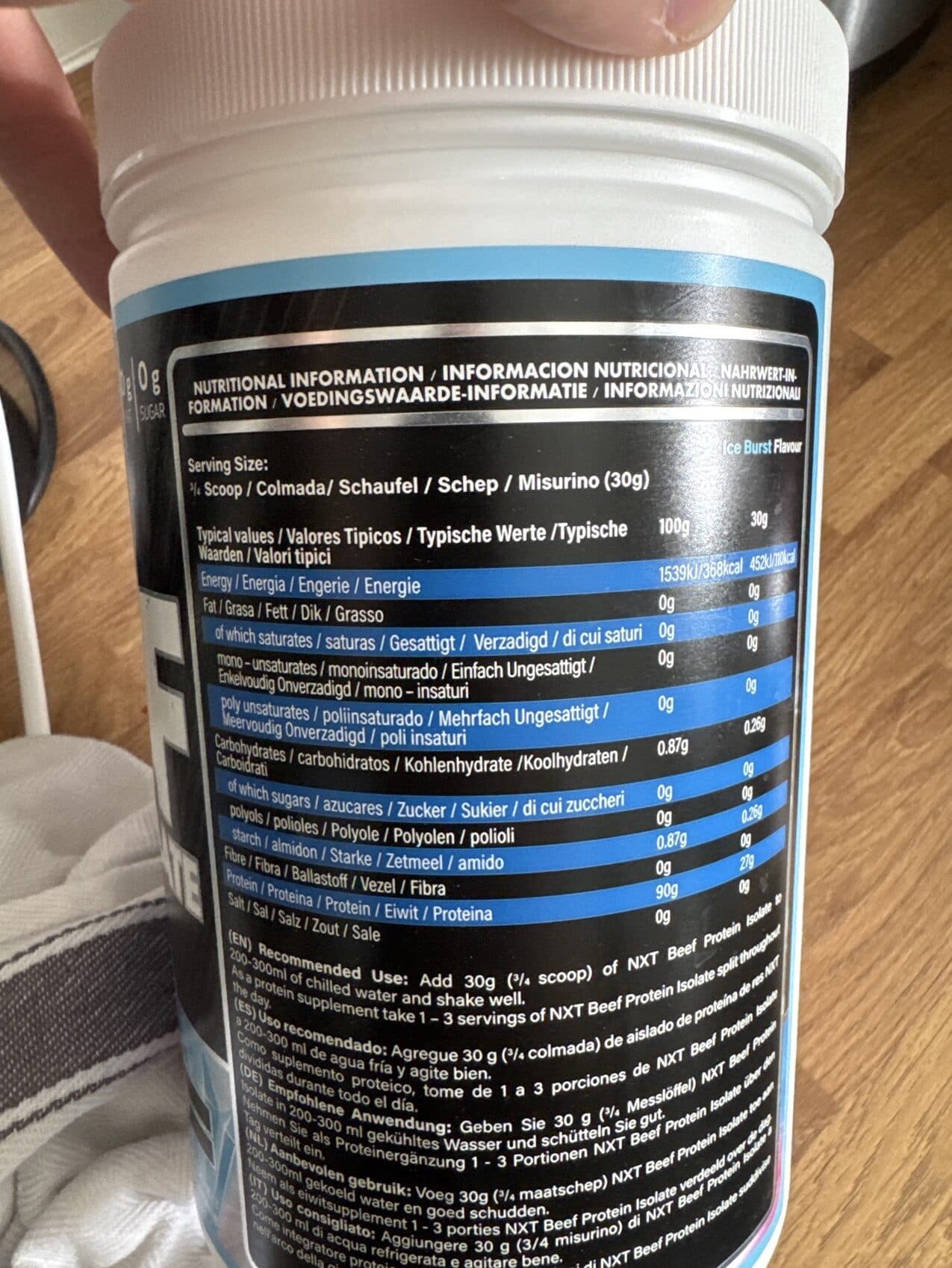 Nxt Beef Protein Isolate packshot