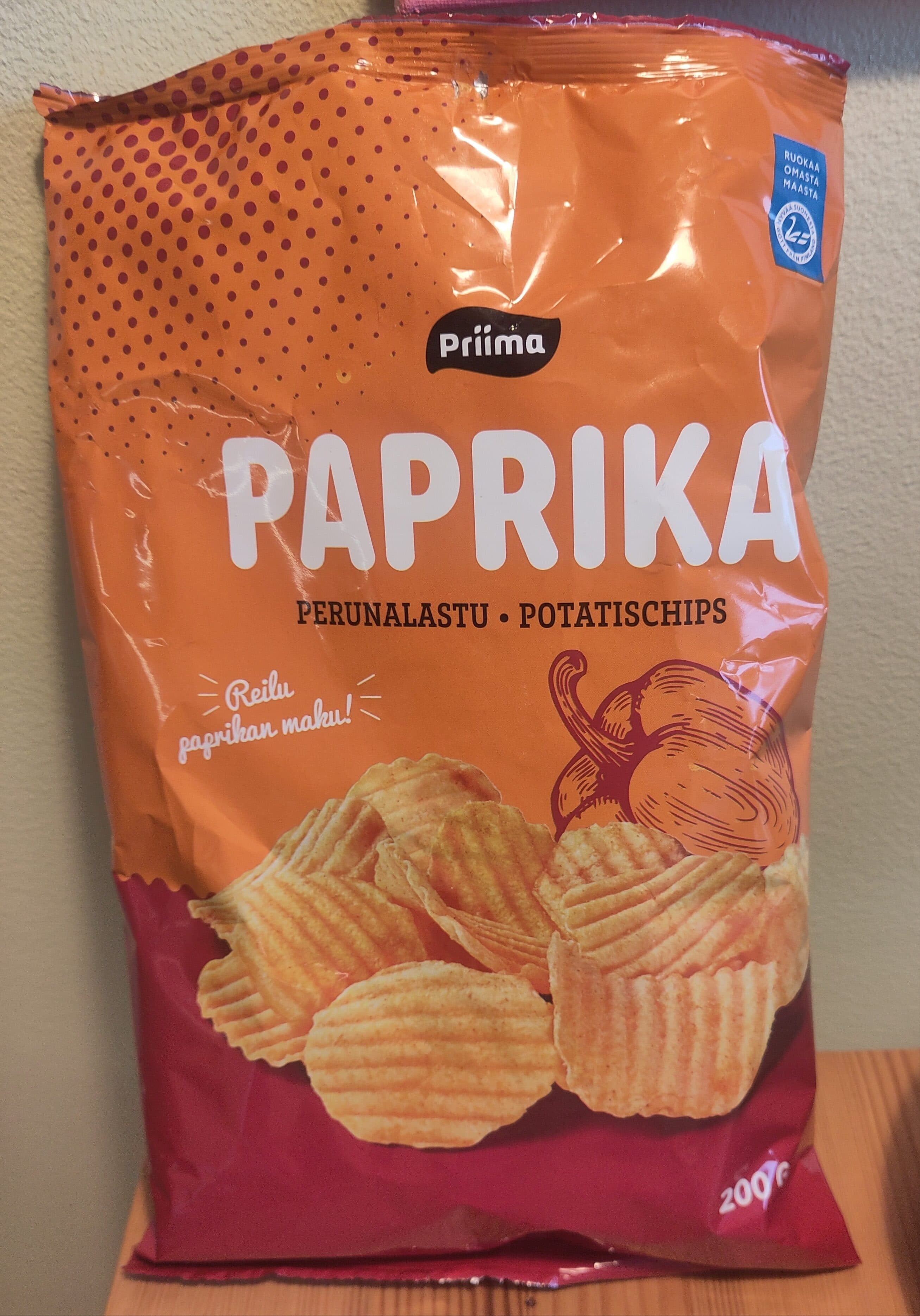 Priima Perunalastu,paprika packshot